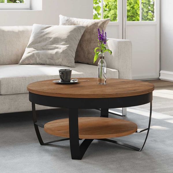 vidaXL Couchtisch 65x65x32 cm Massivholz Akazie 289616