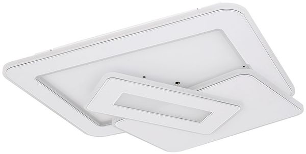 Smart LED Deckenleuchte, Fernbedienung, App-Steuerung, L 49 cm