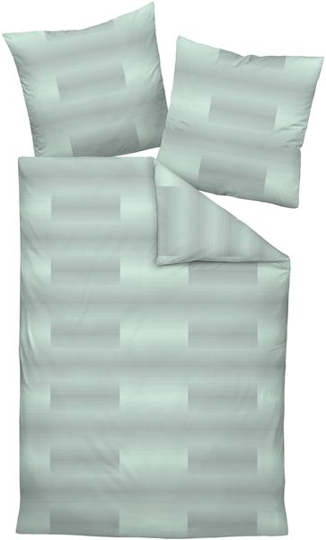 Janine Interlock-Jersey Bettwäsche 135x200,80x80 2 teilig Carmen S 55105-06-500 grün limette