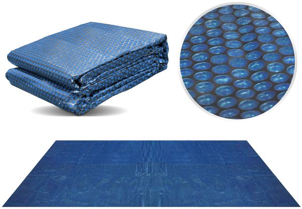 Miganeo Pool Solarfolie 1200 x 600 cm rechteckig | schwarz/blau | 180 my