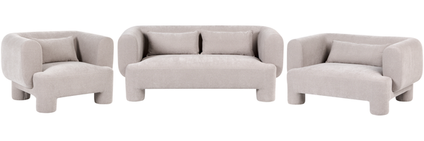 Sofa Set 6-Sitzer HOGBO Stoff Beige