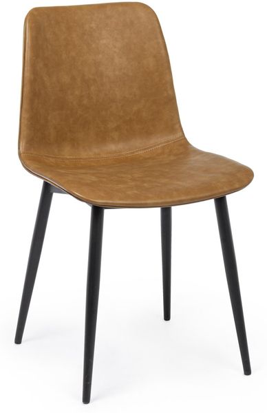 Esszimmerstuhl Kyra, Cognac, 44 x 50 x 80 cm