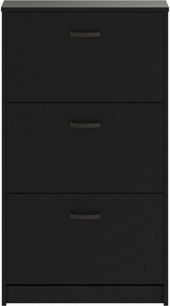 FMD Schuhschrank Step 3 Breite 58,5 cm, Tief 17 cm, mit 3 Klappen, Schuhkipper Bild 3