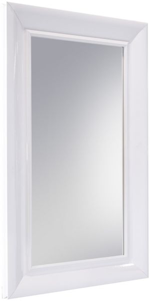 XORA 'WILMA' Spiegel, MDF weiß, 73x43 cm, horizontal und vertikal hängend
