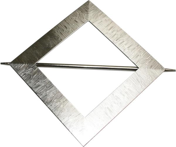Gardinia Raffhalter für Vorhänge 14,5 x 14,5 cm edelstahl-optik