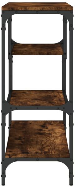 Konsolentisch, Beistelltisch, Konsole Räuchereiche 100x30x75 cm Holzwerkstoff Bild 6