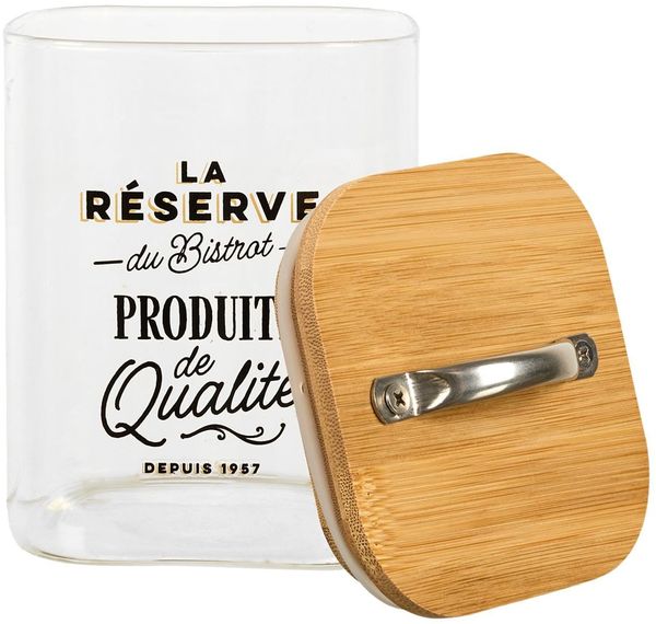 COOK CONCEPT, KA0610, Luftdichtes Vorratsglas 70 cl, Elegantes und Zeitloses Design, ideal für trockene Lebensmittel oder Organisation, leicht zu reinigen, transparent, 70 cl, transparent