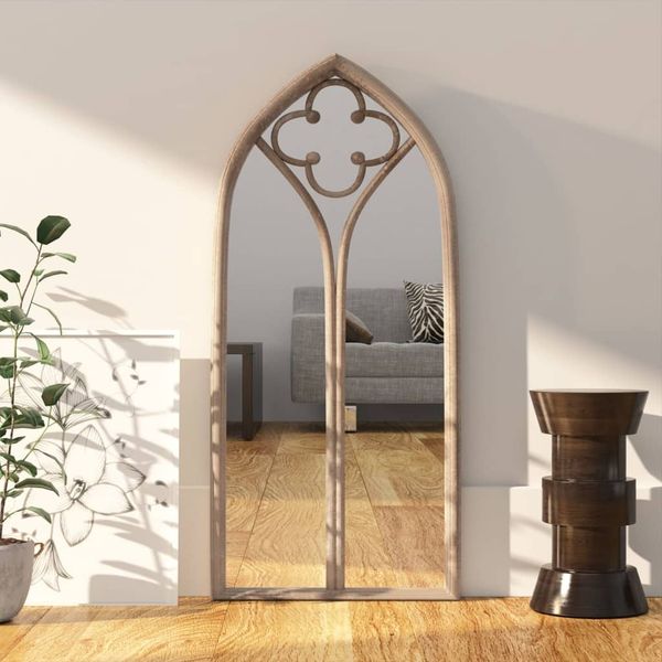 vidaXL Spiegel Sandfarben 100x45 cm Eisen für den Innenbereich 3093519