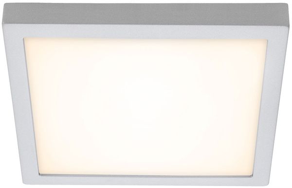 LED Deckenleuchte, Aufbaulampe, chrom, L 30 cm
