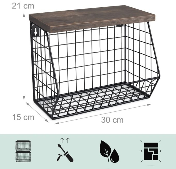 Obstkorb Wandregal 10051771_469 Bild 3
