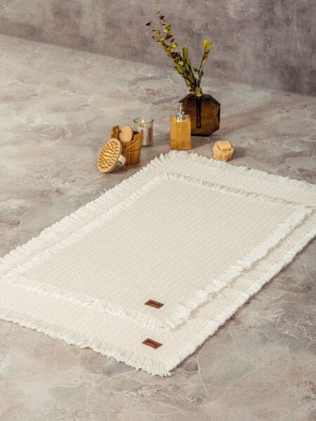 Badematten-Set (2 Stück), 'Bath Rug', Creme
