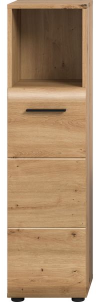 Standschrank hoch (B/H/T: 30x110x30 cm) in Artisan Oak Nachbildung und Artisan Oak Nachbildung Bild 2