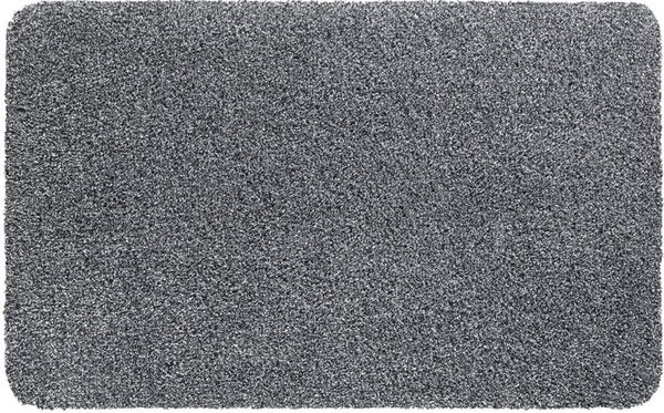 matches21 HOME & HOBBY Fußmatte Große Schmutzfangmatte für innen grau meliert in 50x80 cm, rechteckig, Höhe: 6 mm, Saugstarke Sauberlaufmatte als waschbarer Türmatte Fussabtreter