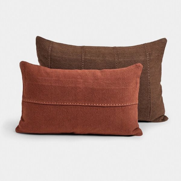 Mirabeau Kissenhülle Kissenhülle 2er Set Coramira braun