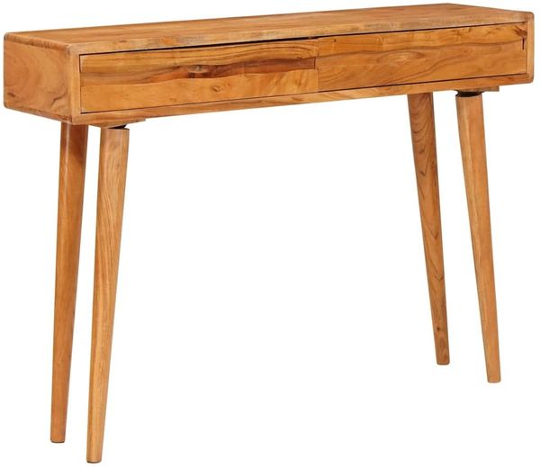 Konsolentisch, Beistelltisch, Konsole Braun 110 x 30 x 80 cm Massivholz Akazie