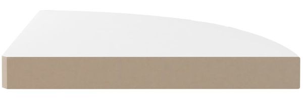 vidaXL Eck-Schweberegale 2 Stk. Hochglanz-Weiß 35x35x3,8 cm MDF 323908 Bild 5