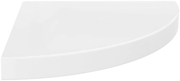 vidaXL Eck-Schweberegale 2 Stk. Hochglanz-Weiß 35x35x3,8 cm MDF 323908 Bild 3