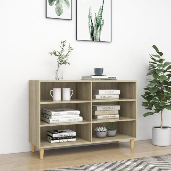 vidaXL Sideboard Sonoma-Eiche 103,5 x 35 x 70 cm Spanplatte [806034]