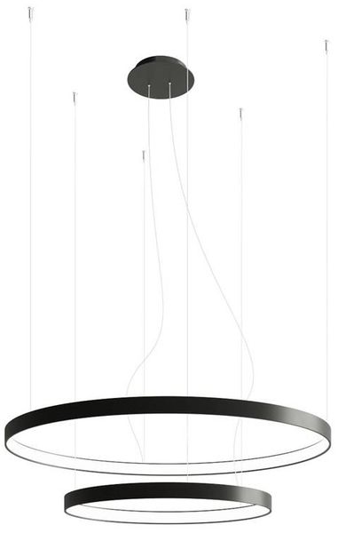 SOLLUX TH. 137 Kronleuchter RIO schwarz 3000K L: 780, B: 780, H: 1500, LED/80W