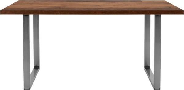 FORTE Tables Esstisch, Holzwerkstoff, Braun, 140 x 74,7 x 90 cm