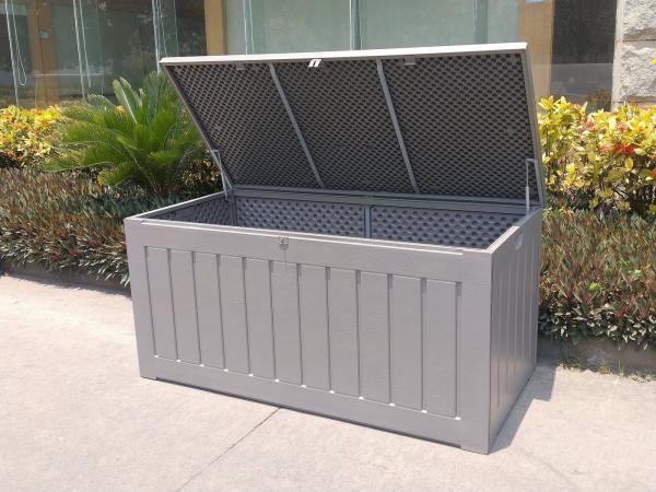 Garden Impressions JERSEY Auflagenbox Kissenbox Aufbewahrungsbox grau 830L