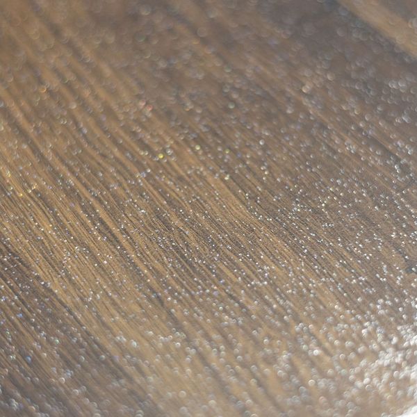 ANRO Tischdecke Glitter abwaschbar Wachstuch pflegeleicht wasserabweisend (Einzelstück 1-tlg), Glitzer Glam Transparent Breite 140cm Gartentischdecke