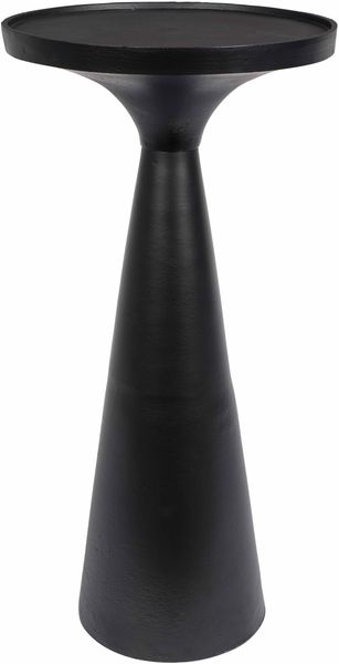 Beistelltisch FLOSS BLACK von Zuiver aus Aluminiumguss