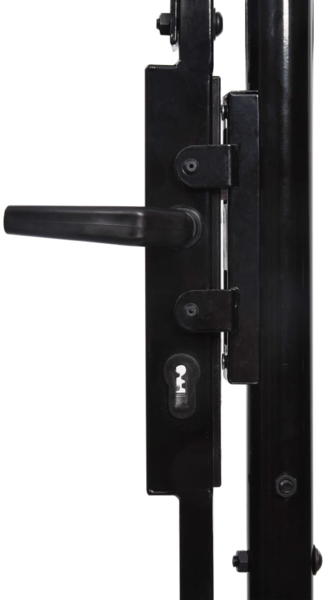 vidaXL Doppelflügel-Gartentor mit Speerspitzen 400x150 cm 144360 Bild 3