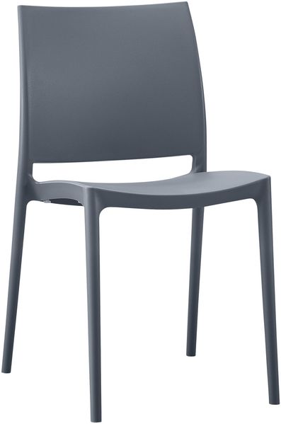 Gartenmöbel-Set GRETA mit 2 Stühlen - 156x72x81cm, Kunststoff, Grau | Balkonset Gartenset Tisch mit Stühlen Bistroset Outdoor Bild 7