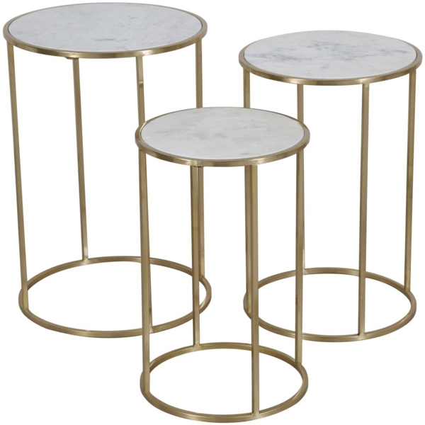 Livin Hill Tischsatz rund Avola Gold AV2130-39