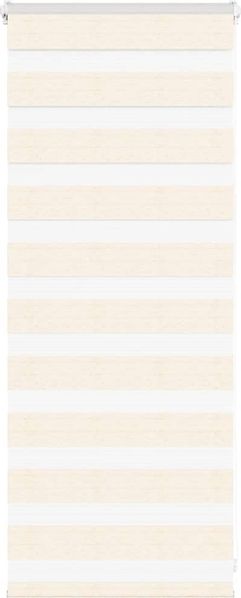 vidaXL Doppelrollo Marmorbeige 55x100 cm Stoffbreite 50,9 cm Polyester 4014616