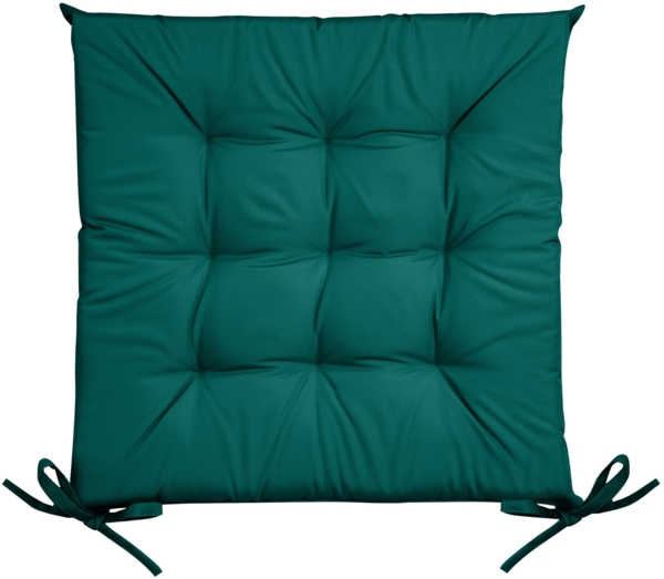 Wasserdichtes Stuhlkissen Outdoor GARTEN 01 40x40x5 dunkelgrün