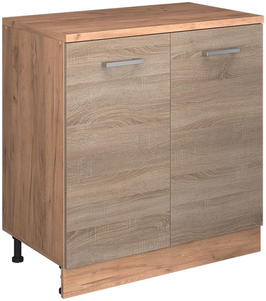 Kommode unter Schräge Rion Sonoma 80x81.6 cm ohne Schräge mit 2 Türen Vicco