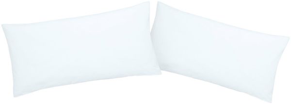 OTTO home Kissenbezüge Luisa, (2 Stück), aus 100% Baumwolle, mit Reißverschluss, atmungsaktiv, uni