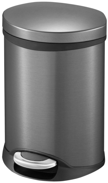 Primaster Treteimer Shell 6 l Anti-Fingerprint Kosmetikeimer Badeimer Mülleimer