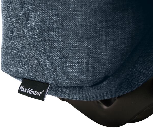 Faltsofa Kalomira Bezug Flachgewebe Metall schwarz / blau 21492 Bild 6