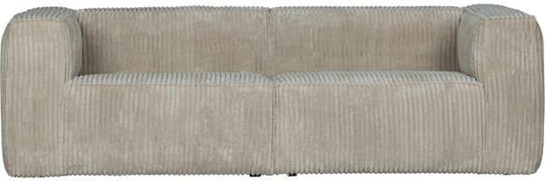 3,5 Sitzer Bean mit Cordbezug, Natur
