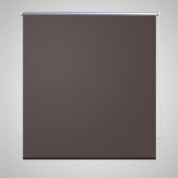 vidaXL Verdunkelungsrollo 84,4 x 230 cm, Stoffbreite 80 cm, Kaffeebraun 240147