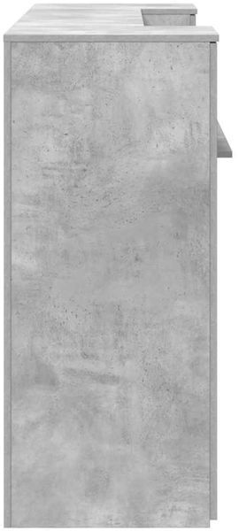 vidaXL Empfangstheke Betongrau 180x50x103,5 cm Holzwerkstoff 3324208 Bild 10