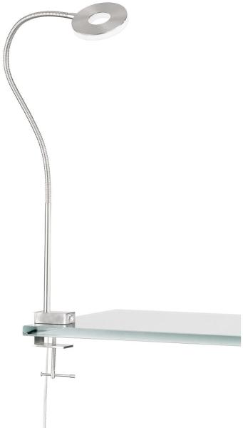 Fischer & Honsel 50414 LED Klemmleuchte Jax Nickel matt tunable white