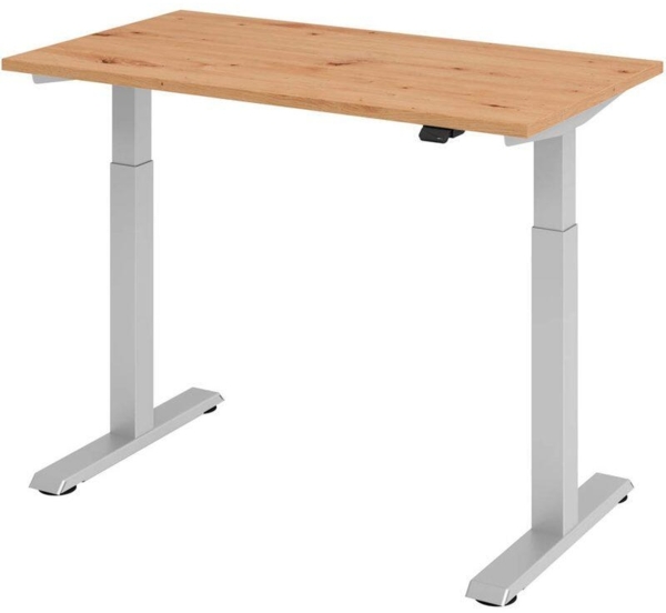 mcbuero. de Schreibtisch VXMST612/R/S 120x67cm eiche