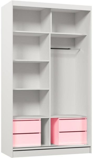Beautysofa Schwebetürenschrank Viva (120, 150, 160, 180, 200, 240 cm breit Kleiderschrank, mit oder ohne Spiegel) Bild 4
