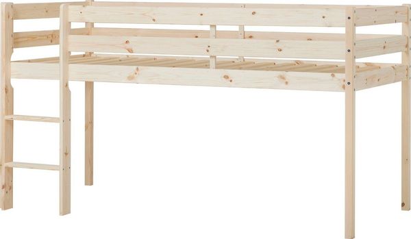 Hoppekids Spielbett ECO COMFORT, Hochbett, in 2 Einzelbetten teilbar, Höhe 72cm, Farbe & Größe & Matratze