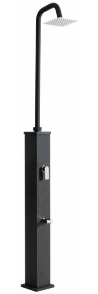 Steinbach Solardusche "Deluxe Supreme", schwarz, 20 x 20 x 226 cm