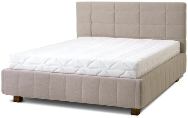Letti Moderni Polsterbett Reta 180x200 Siena Beige – Modernes Design & praktischer Stauraum - 180x200