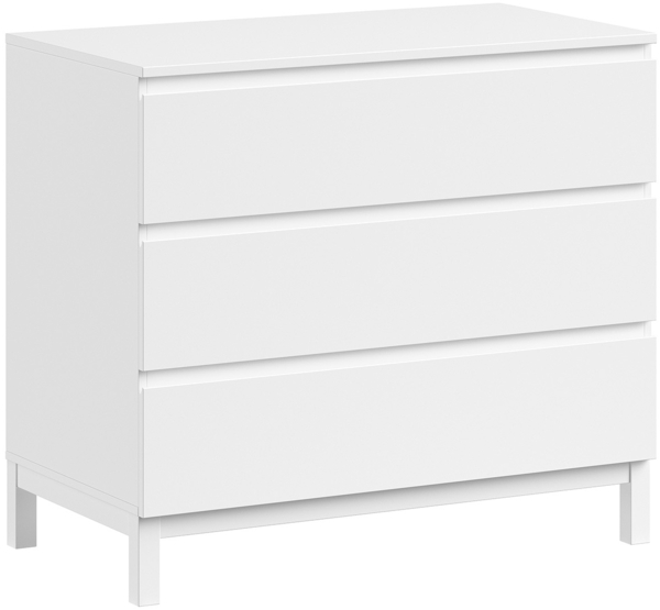 4-tlg. Kinderzimmerset Eva 98.5 x 196.2 x 57.8 cm Kiefer MDF Weiß