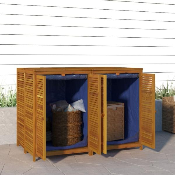 vidaXL Gartenbox 140x87x104 cm Massivholz Akazie 3155242