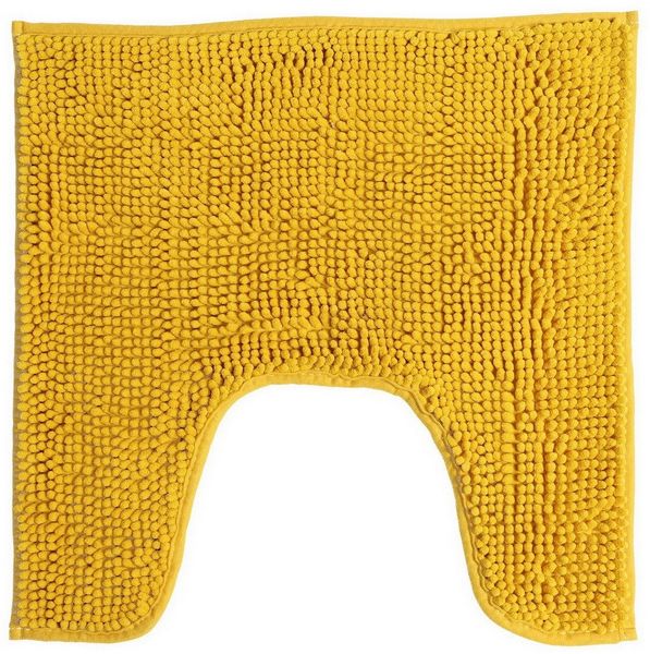 Urban Living Badematte WC-Vorleger mit Ausschnitt Toilettenvorleger, Polyester, Rückseite mit rutschhemmender Beschichtung