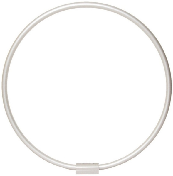 Ekershop Duschvorhangstange Alu Ringstange Silber matt Rund Ø 80 cm Winkelstange für Duschvorhang, Ø 800 mm, Fixmaß, Wandmontage, Verschraubt, Aluminium, Chrom Matt Eloxiert, ohne Duschvorhangringe, auch als Umkleiderkabine Bild 5