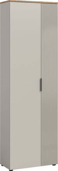Garderobenschrank >Slide< in kaschmir - 60x195x36cm (BxHxT)